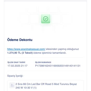 Aracimaksesuar.com Ürün Gönderilmeyen Alışveriş Deneyimi