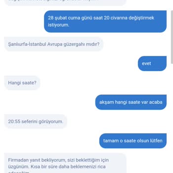 Bilet Tarihi Değişiminde Yüksek Ücret Talebi