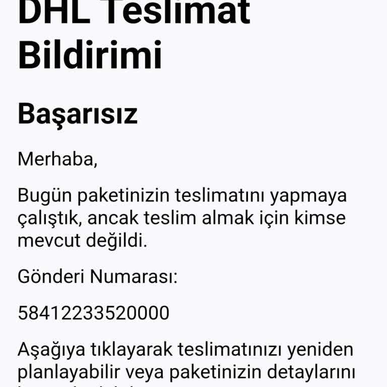 Gizemli Kargo Mesajlarıyla Gelen Tehlike