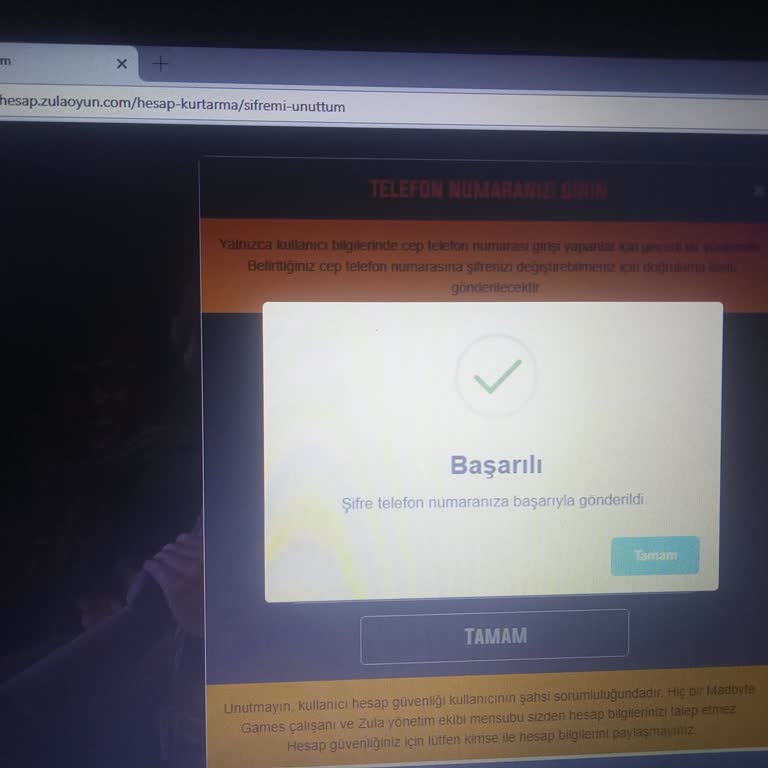 Zula Oyun Hesabıma Erişim Sorunu