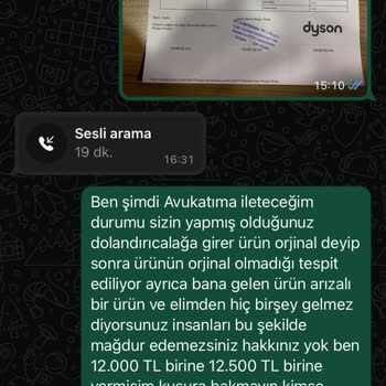 Sahte Ürün Şoku: Dyson Alışverişinde Büyük Hayal Kırıklığı