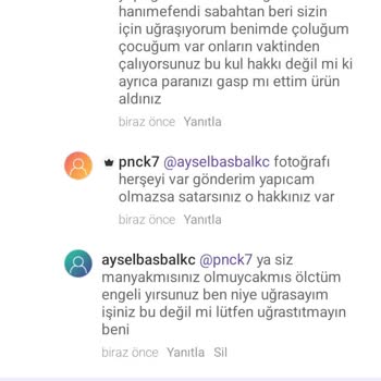Yanlış Beden Ve Kaba Satıcı Deneyimi
