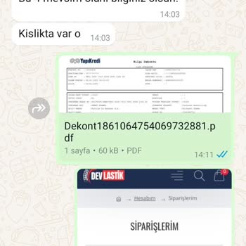 Devlastik.com'dan Alınan Lastiklerin İadesi Bekleniyor