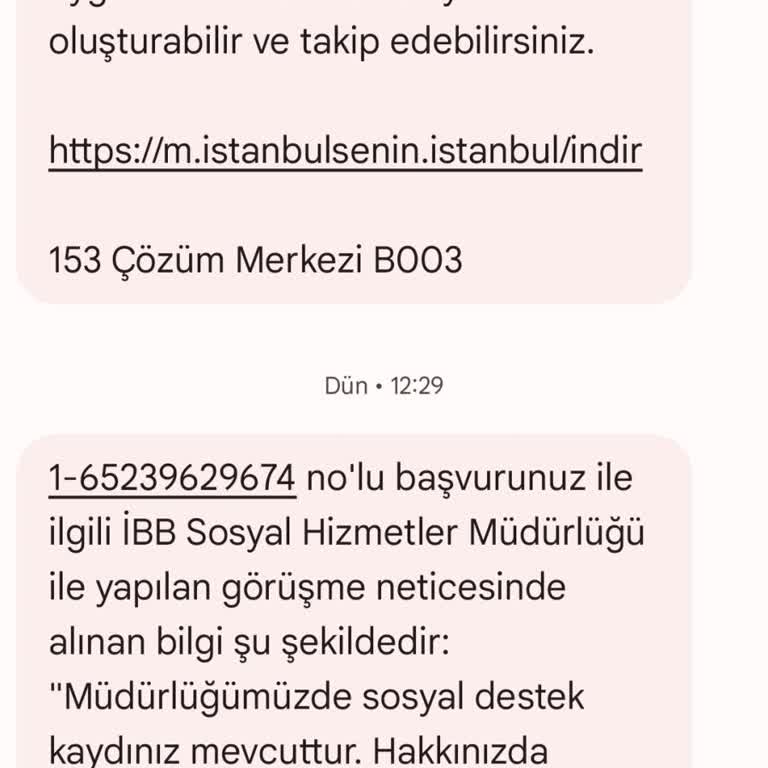 Acil Maddi Yardım Talebi