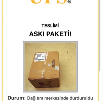 Yanıltıcı Kargo Mailleriyle Karşılaştım