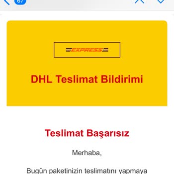 Yanıltıcı Kargo Mailleriyle Karşılaştım