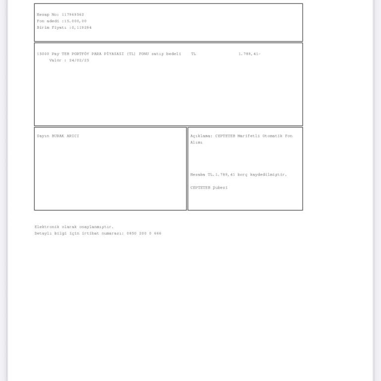 TEB Bankası'nda İzinsiz Fon Çekimi Şikayeti