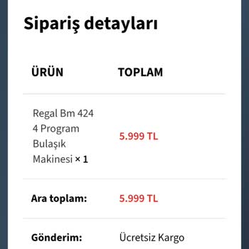 Aksunlar Beyaz Eşya Siparişim Gönderilmedi Muhatap Bulamıyorum!