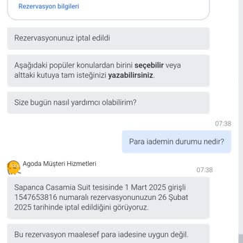 Agoda Rezervasyonunda İptal Ve İade Sorunu