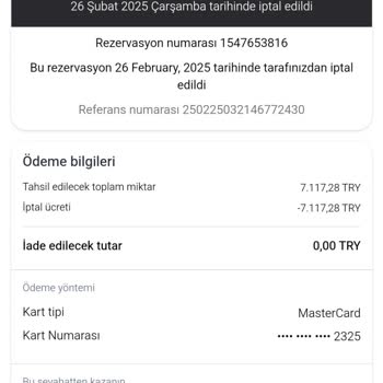 Agoda Rezervasyonunda İptal Ve İade Sorunu