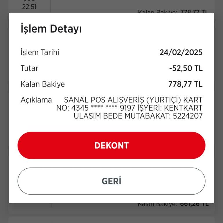 Kentkart Yükleme Sorunu: Para Çekildi, Bakiye Yansımadı