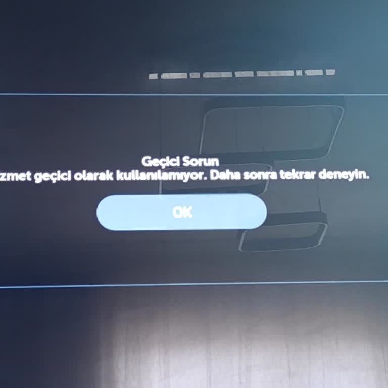 Axen LED TV'de Uygulama Erişim Sorunu