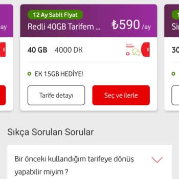 Vodafone Tarife Fiyatlarındaki Ani Artış Şaşırtıyor