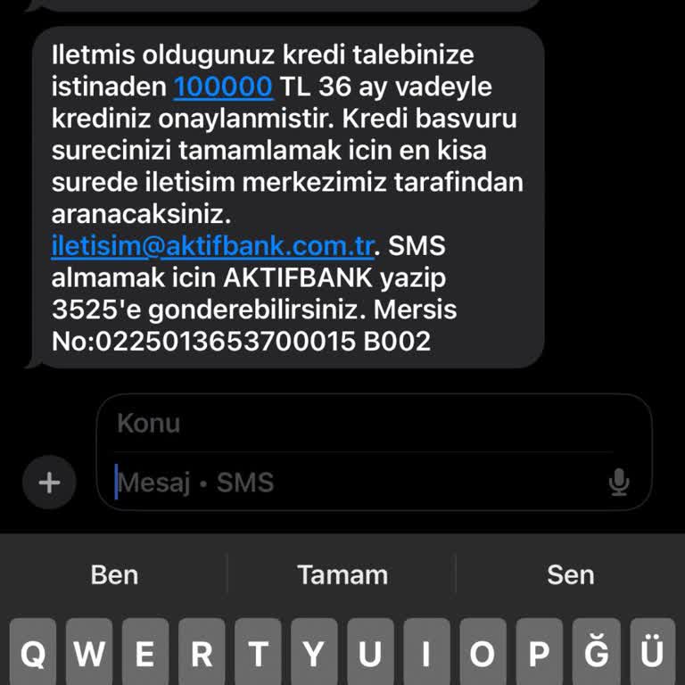 İzinsiz Kredi Onayı Ve Sürekli Rahatsız Edilme