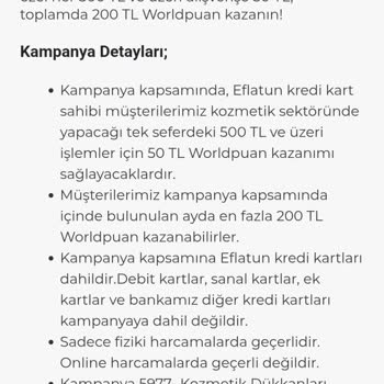 Kredi Kartı Kampanya Puanı Yüklenmedi