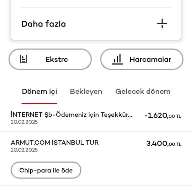 Armut Com. İstanbul'dan İzinsiz Kredi Kartı Çekimi