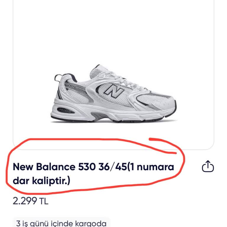 Sneakstar'dan Yanlış Beden Ayakkabı Ve Yetersiz Müşteri Hizmeti
