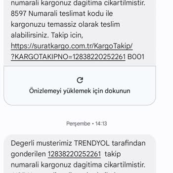Sürat Kargo'nun Teslimat Sorunu Ve Saygısız Hizmet