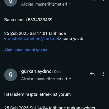 TurkNet İletişim Sorunu Ve Güncellemeler