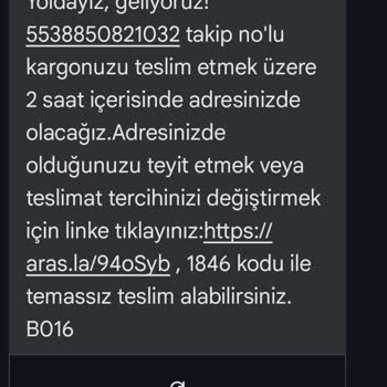 Aras Kargo'nun Teslimat Sorunları Ve Yetersiz Bilgilendirme