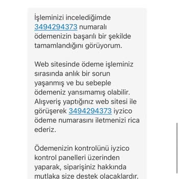 Ödeme Alındı, Sipariş Yok!