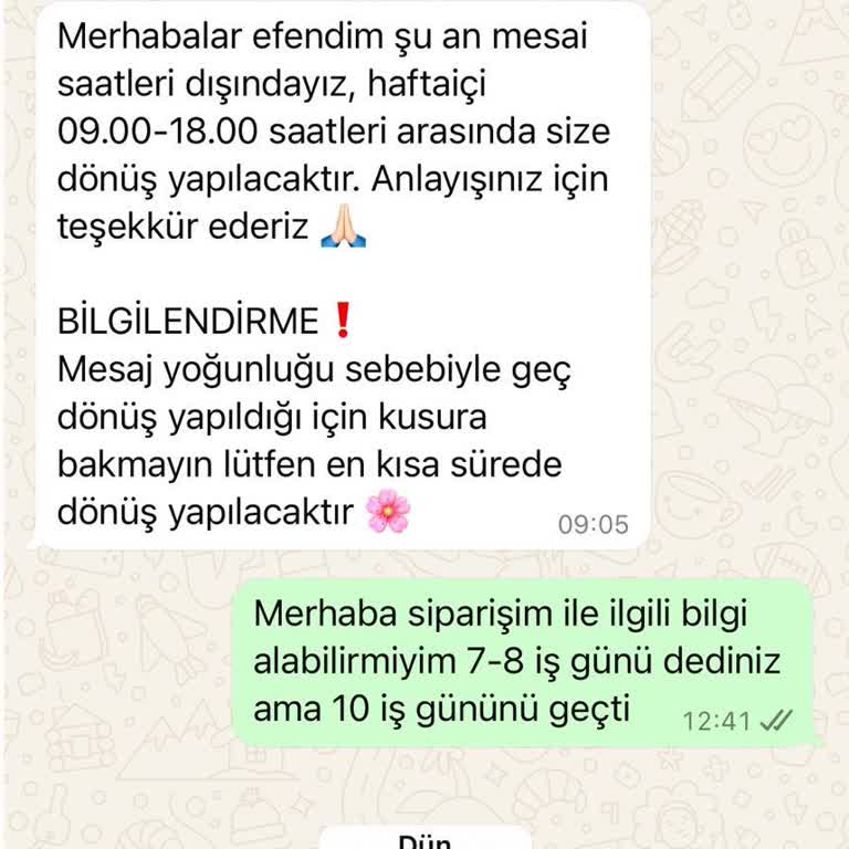 Sipariş Verdim Ama Cevap Yok: WhatsApp'tan 3 Gündür Yanıt Bekliyorum
