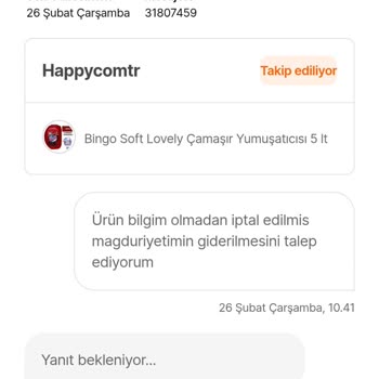 İndirimli Ürünlerim Habersiz İptal Edildi!