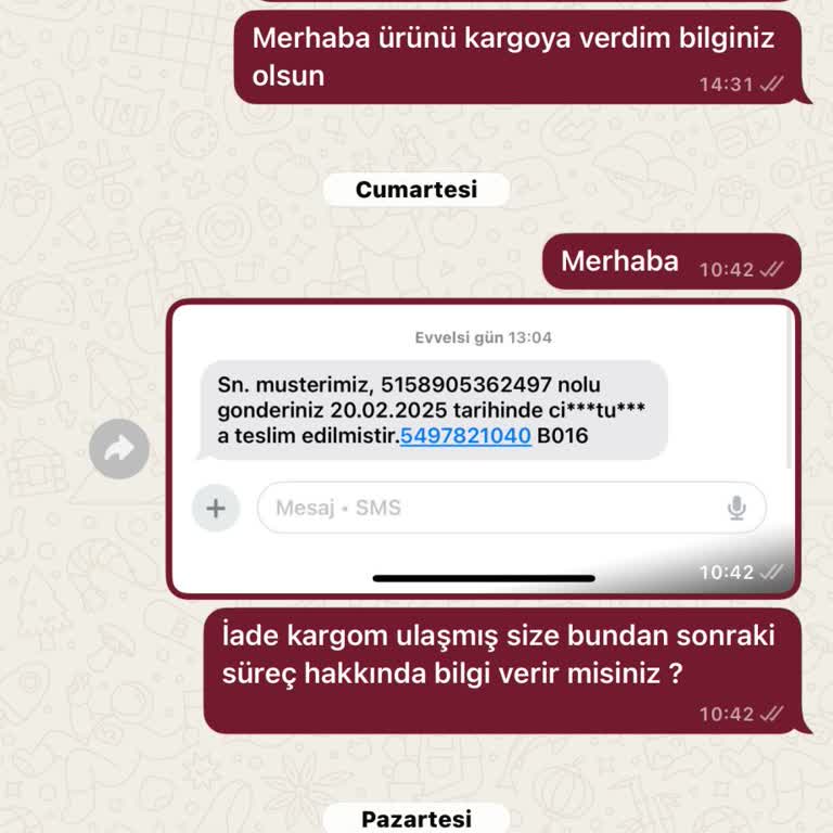 İade Taleplerinde Cevapsız Kalan Mesajlar Ve Mağduriyet
