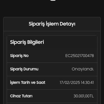 Samsung Takas İşleminde Geciken Ücret İadesi