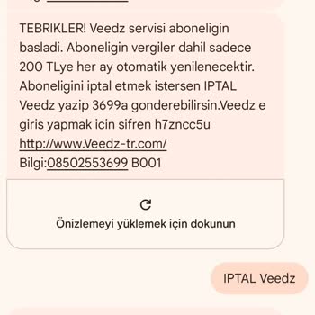 Yanlışlıkla Başlatılan Abonelik Ücreti İadesi Talebi