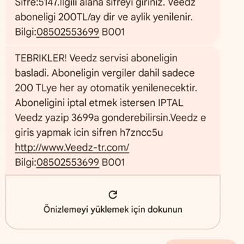 Yanlışlıkla Başlatılan Abonelik Ücreti İadesi Talebi