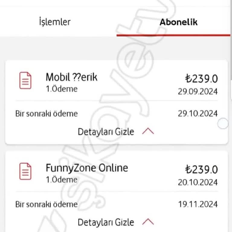 Vodafone'un İzinsiz Dijital Servis Üyelikleri Ve Faturalandırma Sorunu