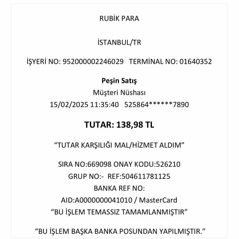 Yetkisiz Temassız İşlem Şikayeti