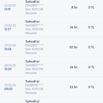 Turkcell Fatura Tutarındaki Anlamsız Artış