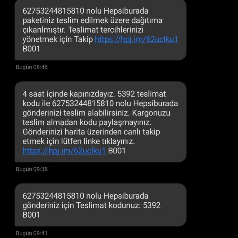 Kargomun Teslim Edilmemesi Ve Yanıltıcı Bildirimler