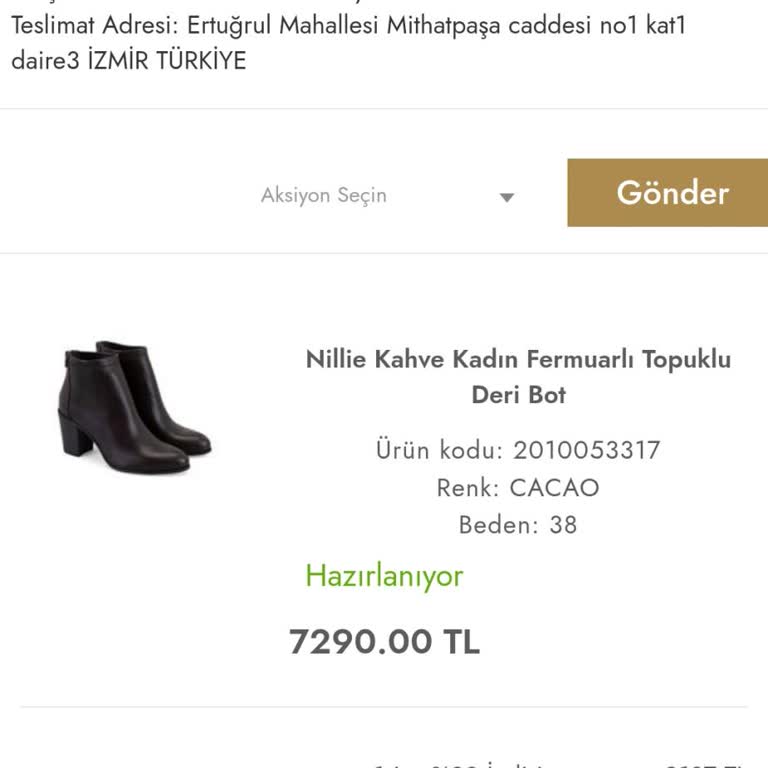 Yanlış Gönderilen Sipariş Ve Geciken Teslimat