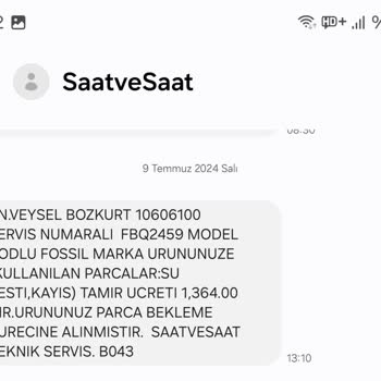 Saatin Su Alma Ve Kordon Sorunları