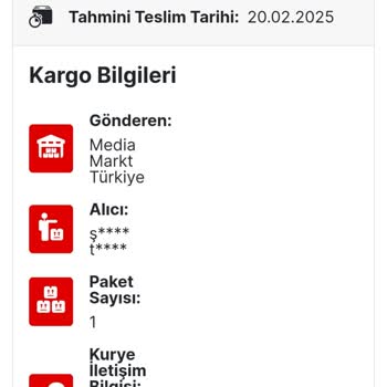 Media Markt Kayıp Kargo Ve Teslimat Sorunu