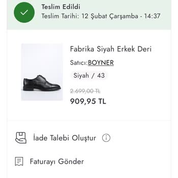 Kayıp Ayakkabı Ve İade Sorunu