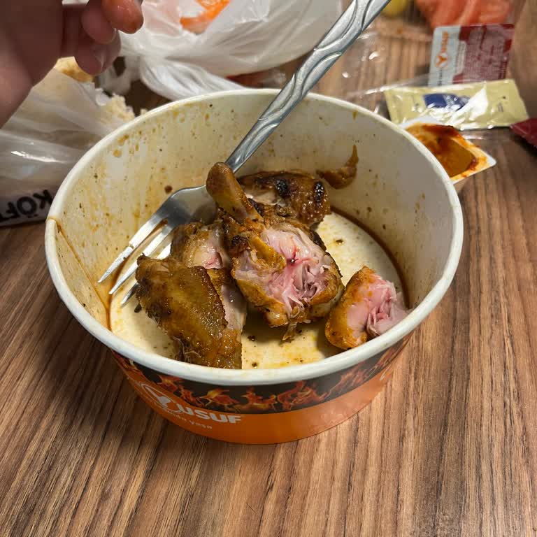 Soğuk Ve Çiğ Gelen Sipariş Hayal Kırıklığı