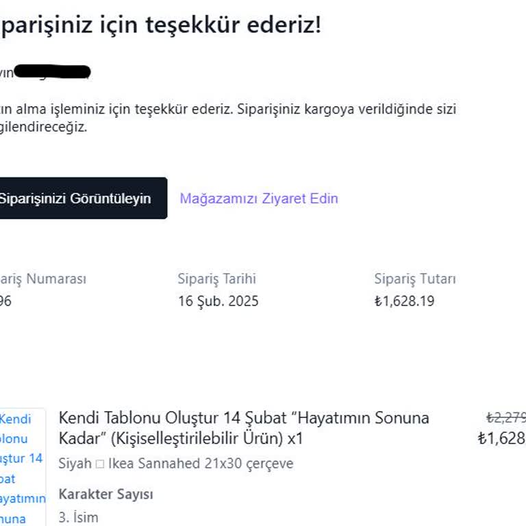 Kişiselleştirilmiş Lego Tablosu Hayal Kırıklığı