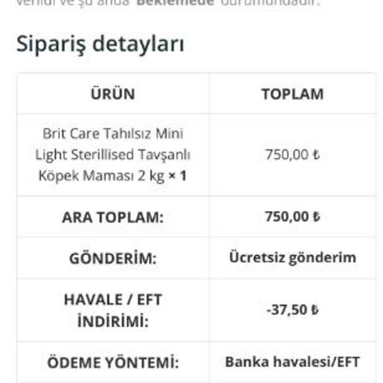 Zoompet'ten Aldatıcı Sipariş: Ne Mama Var Ne İade