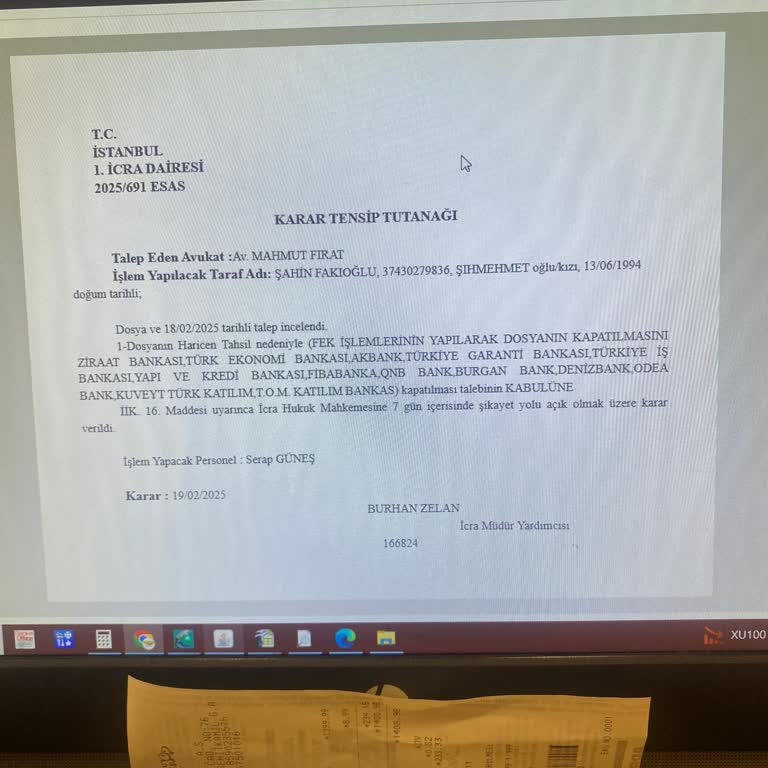 İcra Borcu Ödendi, Banka Blokesi Kalkmıyor!