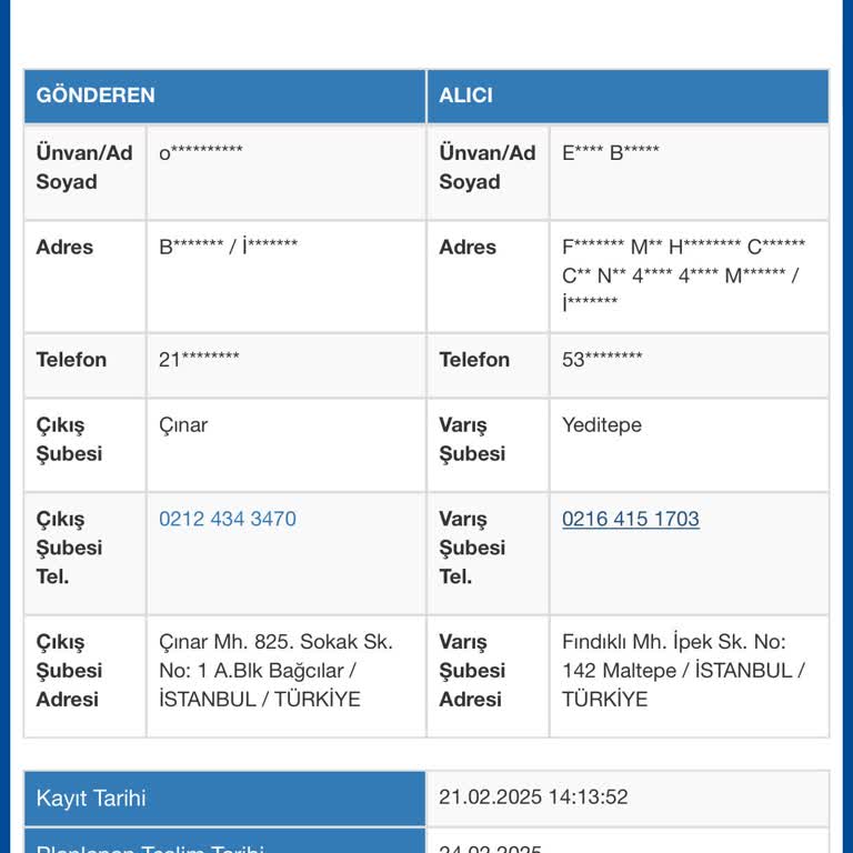 Kargo Teslimatında Ciddi Gecikme Ve İletişim Sorunu