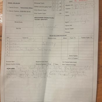 Sürekli Arızalanan Samsung Klima Sistemi