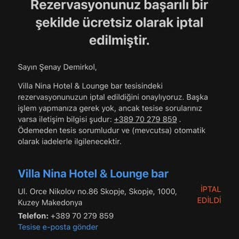 Ücretsiz İptal Anlaşmazlığı Ve İade Sorunu