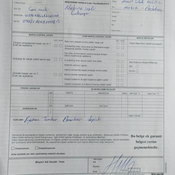 Sürekli Arızalanan Çamaşır Makinesi Ve Yetersiz Servis