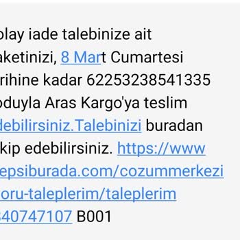 Hepsiburada'nın İade Sürecindeki Tutarsızlığı Mağduriyet Yarattı