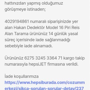 Hepsiburada'nın İade Sürecindeki Tutarsızlığı Mağduriyet Yarattı