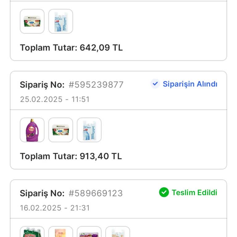 Stok Yetersizliği Nedeniyle İptal Edilen Siparişler